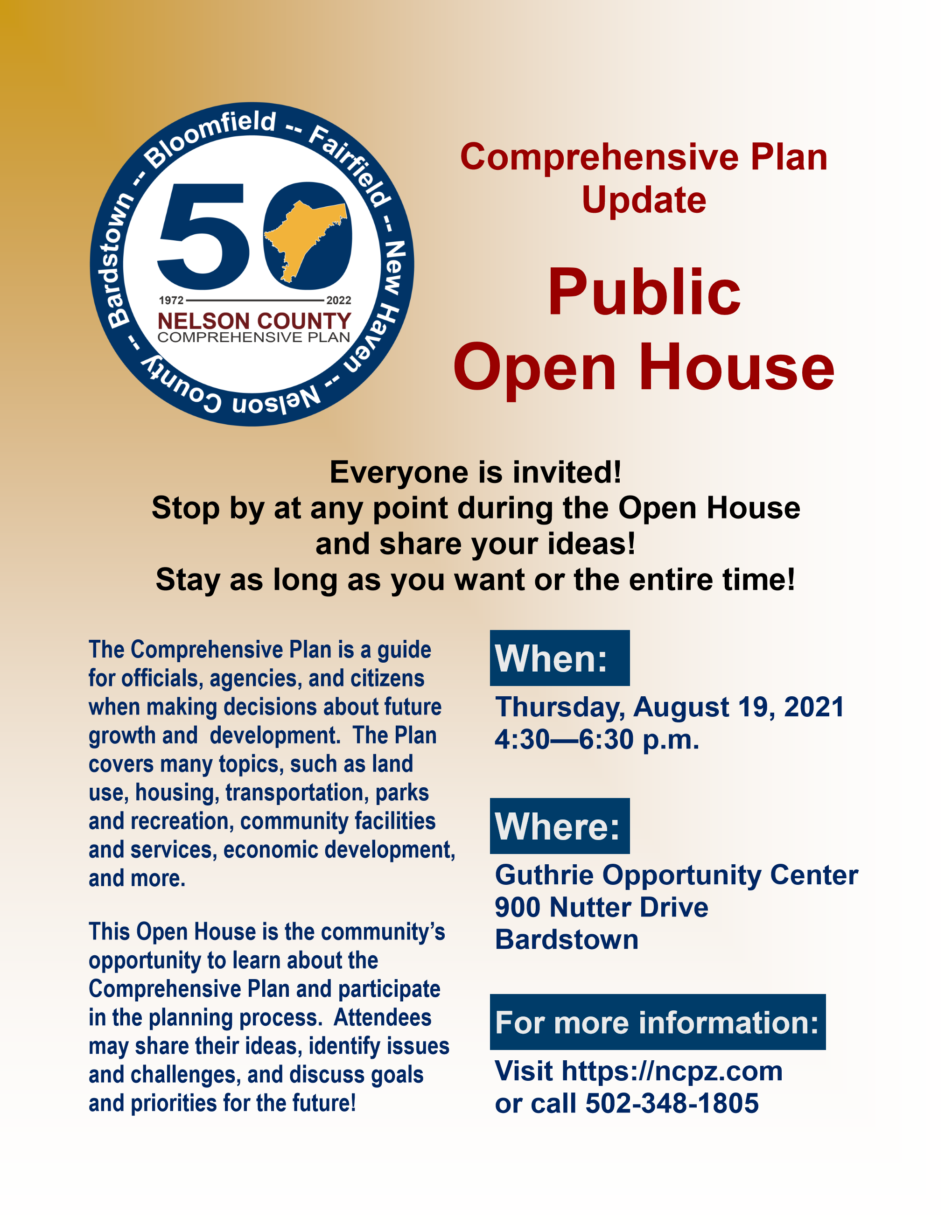 Planning Commission Open House